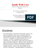 Legal Overview of Restraint in Juv. Justice