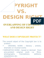 Overlapping of Copyright and Design Right