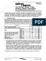 Inverted Bucket Steam Traps Supplementary Safety Information