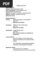 Curriculum Vitae