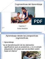 Perspectivas Cognoscitivas Del Aprendizaje: Capítulo 7 Anita Woolfolk