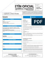 Boletín Oficial de La República Argentina, Número 33.503. 14 de Noviembre de 2016