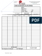 Repair Check Report (3L Pe Pipes)