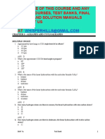 Test Bank For Organic Chemistry 7th Edition by Brown