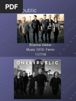 One Republic Music Presentation