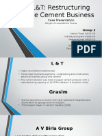 M&a Course - Group2 - L&T Restructuring The Cement Business