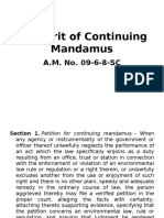 The Writ of Continuing Mandamus