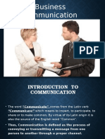 Chapter - 1 Business Communication