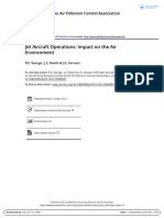 Jet Aircraft Operations Impact On The Air Environment