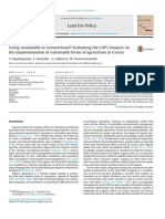 Going Sustainable or Conventional Evaluating The CAP's Impacts Onthe Implementation of Sustainable Forms of Agriculture in Greece