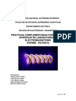 Manual de Practicas de ELECTROMAGNETISMO - IQ - Papime PE104815 PDF