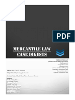 Case Digests - Mercantile Law