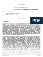 Petitioner vs. vs. Respondent Amelito R. Mutuc Romulo C. Felizmeña