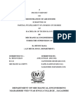 A Project Report ON: Demonstration of Air Engine