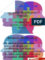 Behavior Modification Therapy