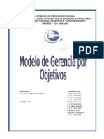 Gerencia Por Objetivos (Trabajo)