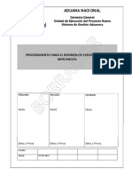 Proyecto Procedimiento Exportacion