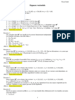 Exercices Corriges Espaces Vectoriels