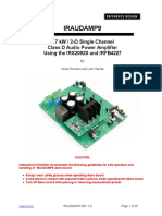 1.7 KW 2 Single Channel Class D Audio Power Amplifier Using The IRS2092S and IRFB4227 1422001499