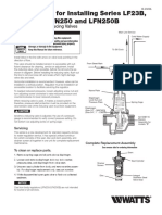 Instructions For Installing Series LF23B, LF123LP, LFN250 and LFN250B