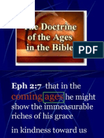 The Doctrine of The Ages in The Bible.