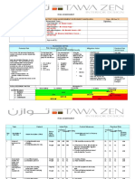 Risk Assessment: Project Manager Project Engineer HSE Officer/engineer First Aider