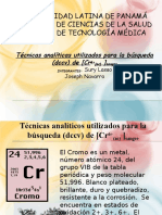 Tecnicas Analiticas Del Cromo