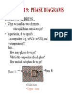 Chapter 9: Phase Diagrams: Issues To Address..