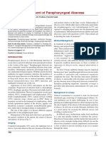 Surgical Management of Parapharyngeal Abscess