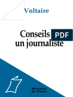 VOLTAIRE Conseils Journalistes