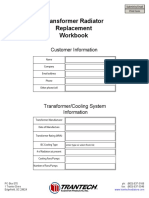 Transformer Radiator Replacement Workbook: Customer Information