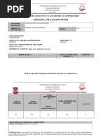 Formato de Programa Analítico de Repostería