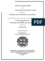 Industrial Training Report Front 1