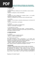 Escala de Desarrollo y Deterioro Del Adolescente