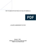 Ten Years of Panchayati Raj in Kerala: A Rapid Assessment