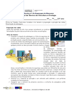 Ficha de Trabalho 16 Pesticidas Cuidados A Ter Durante A Preparação e Aplicação Das Caldas