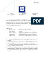 General Motors Case Study