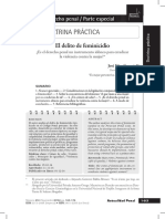 El Delito de Feminicidio ¿Es El Derecho Penal Un Instrumento Idóneo para Erradicar La Violencia Contra La Mujer?