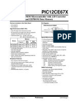 Datasheet PIC12CE67X