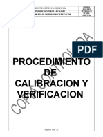 Procedimiento de Calibracion