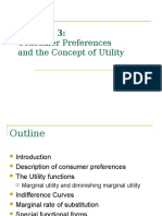 Consumer Preferences and The Concept of Utility