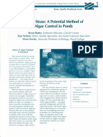 Barley Straw: A Potential Method of Algae Control in Ponds