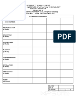 Scoresheet Mock Interview