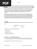 CalcII Probability Solutions