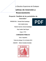 Potafolios Inversion