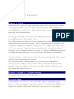 Concept Attainment Model