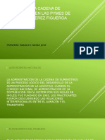 Analisis de La Cadena de Suministros en Las