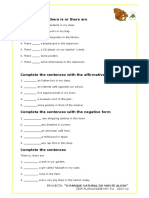 Complete With There Is or There Are: Proxecto: "O Parque Natural Do Monte Aloia" Ceip Plurilingüe Nº1 Tui 2011-12