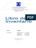 Características Del Libro de Inventario