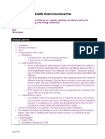 ASSURE Model Instructional Plan